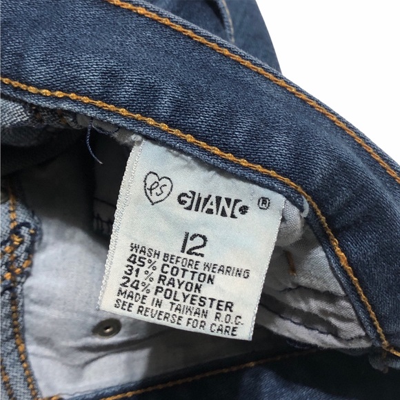 Gitano Vintage 80’s High Waist Straight Leg Jeans - Picture 9 of 12